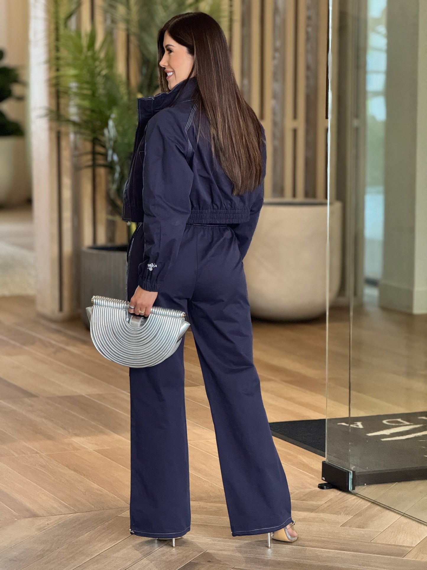 Marfa Navy Denim Sport Set