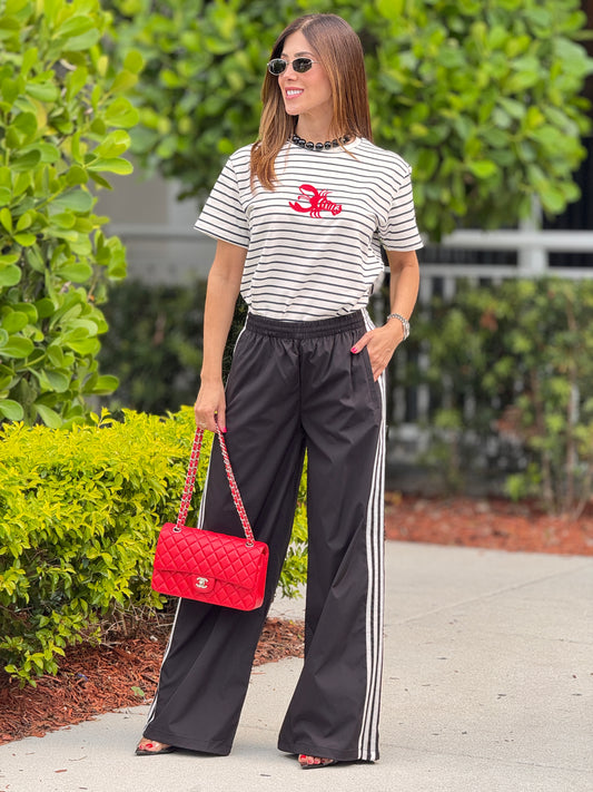 Luvely Black Lines Sport Pants