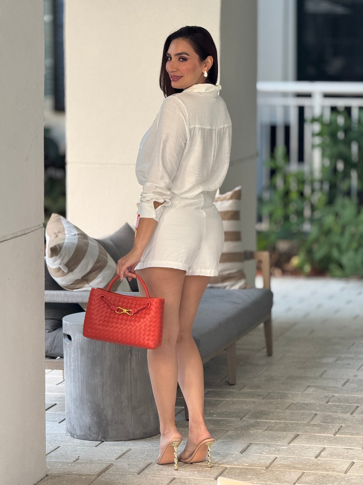 Acapulco Orange Short Set