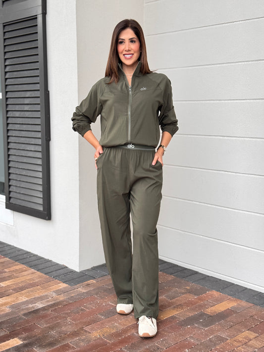 Lalo Green Jacket Nylon Sport Set