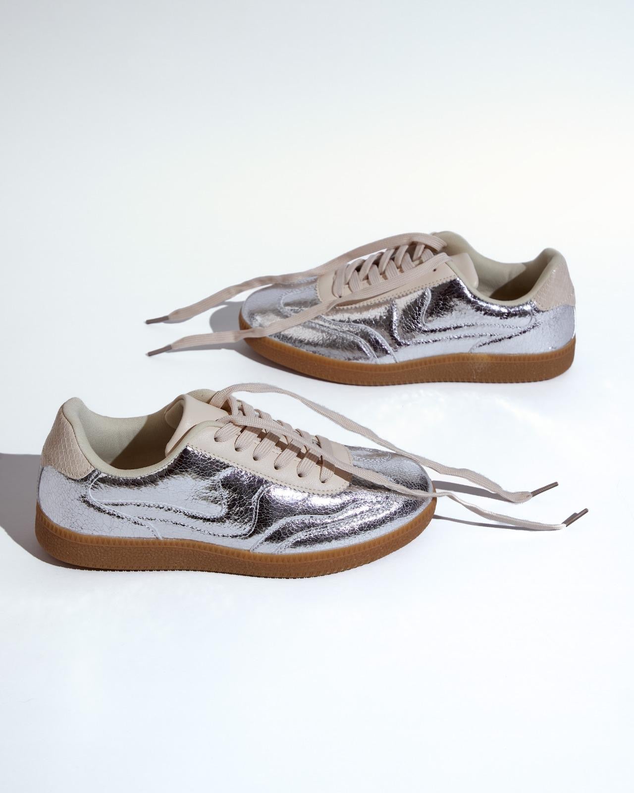 Mel Silver Sneaker Shoes