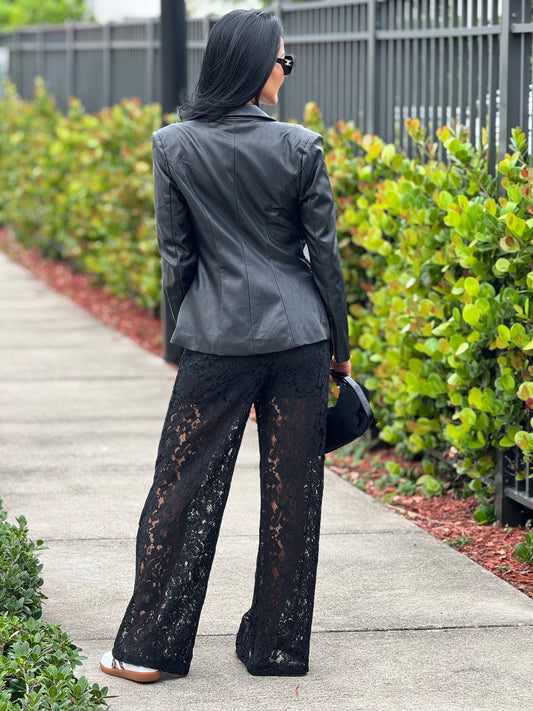 Norkys Black Lace Pants