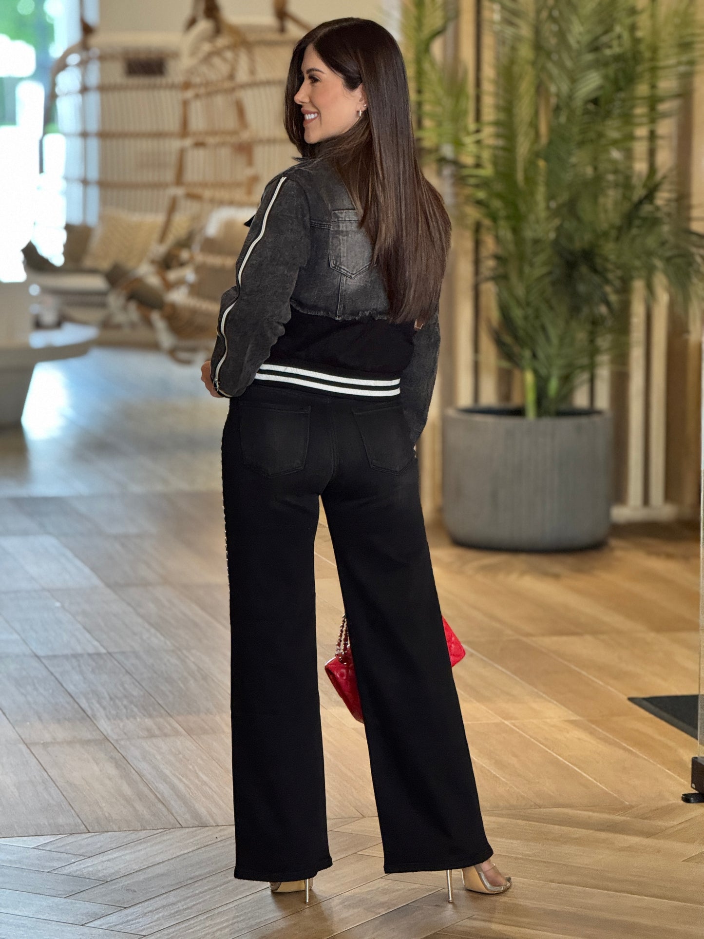 Verbet Black Remaches Jeans