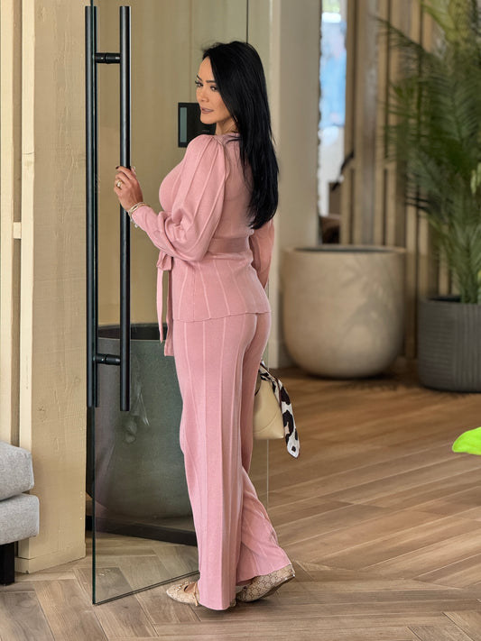 Rivera Pink Knitted Set