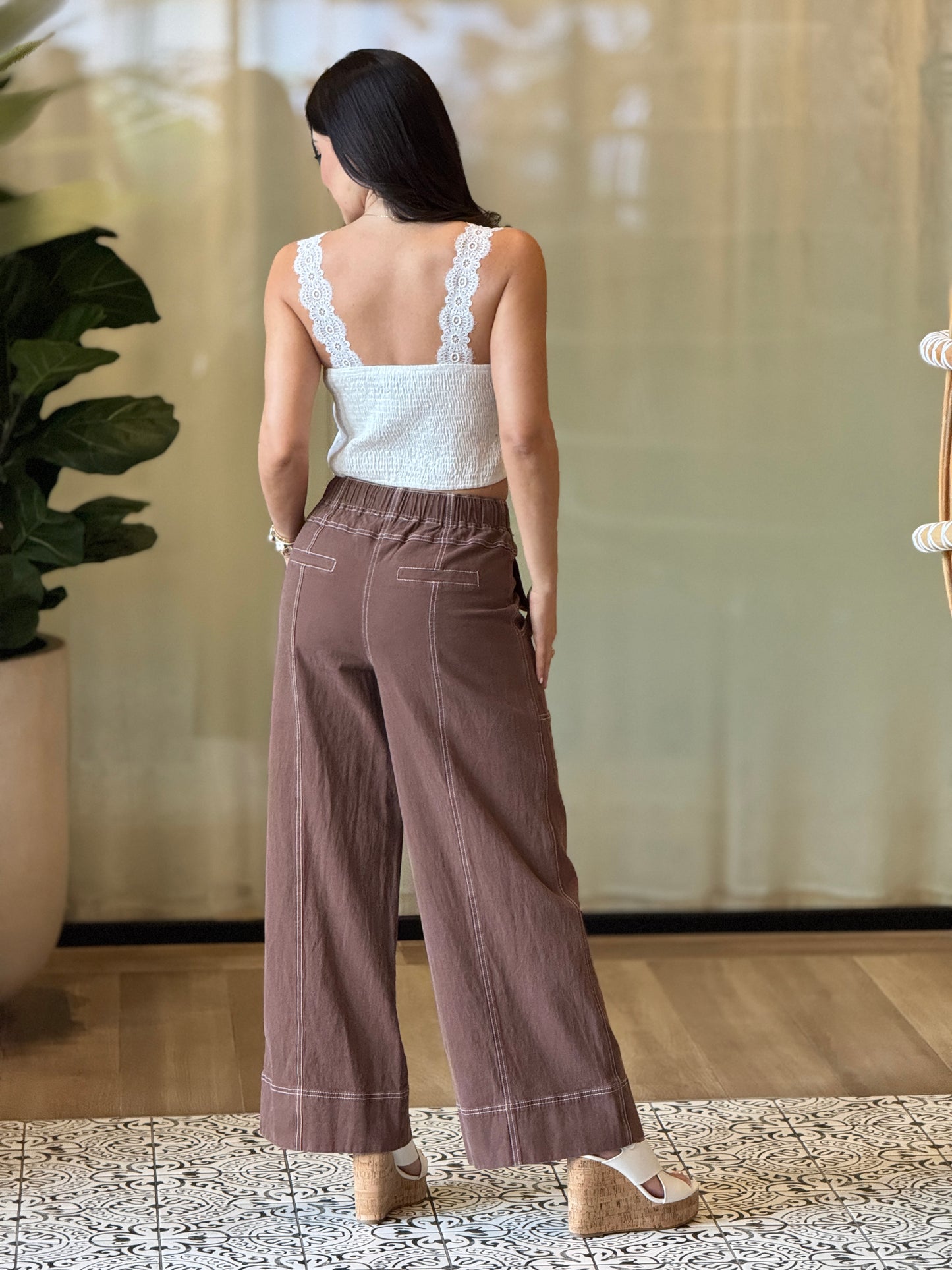 Oriana Brown Pants