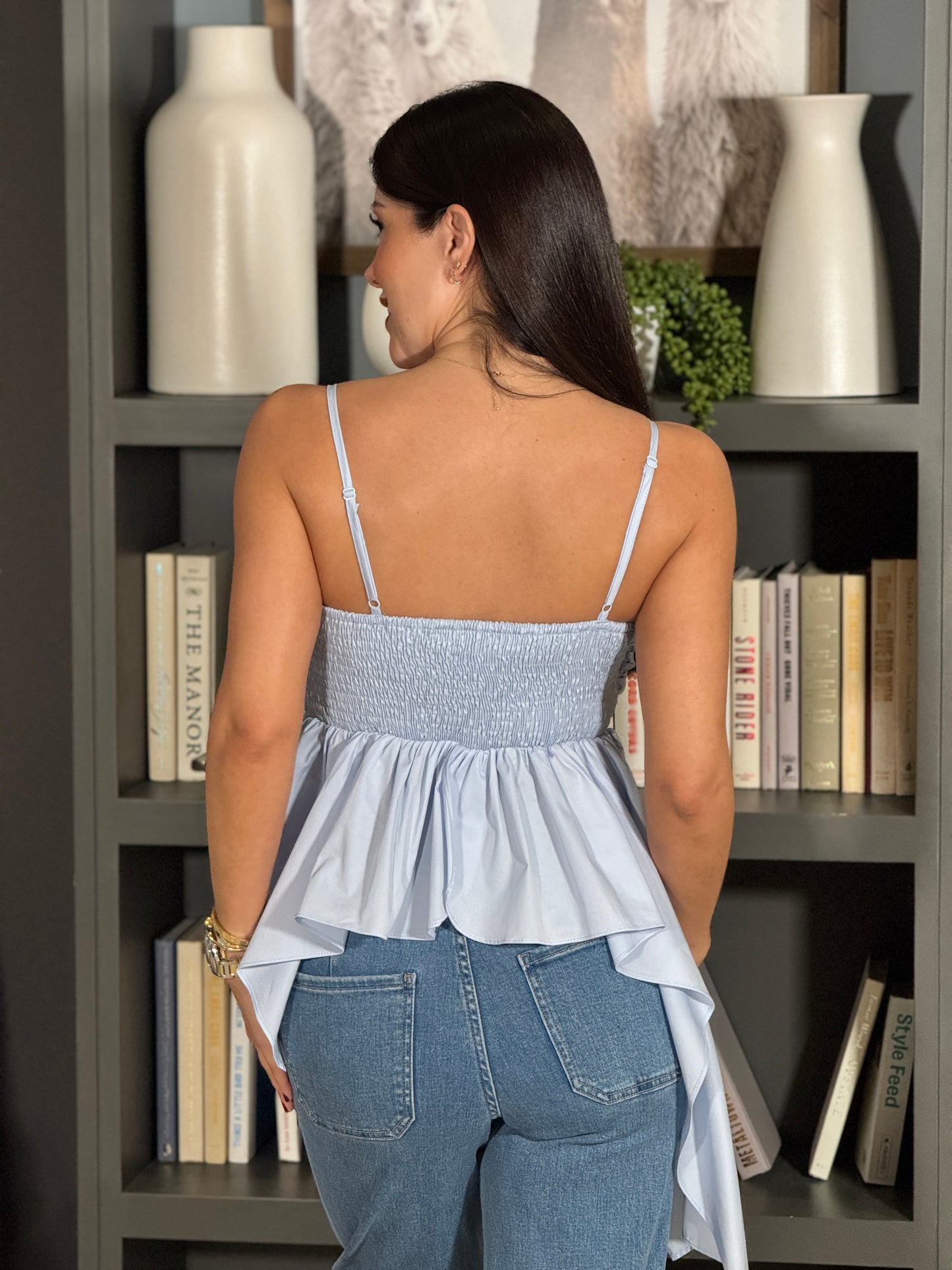 Strut Blue Top