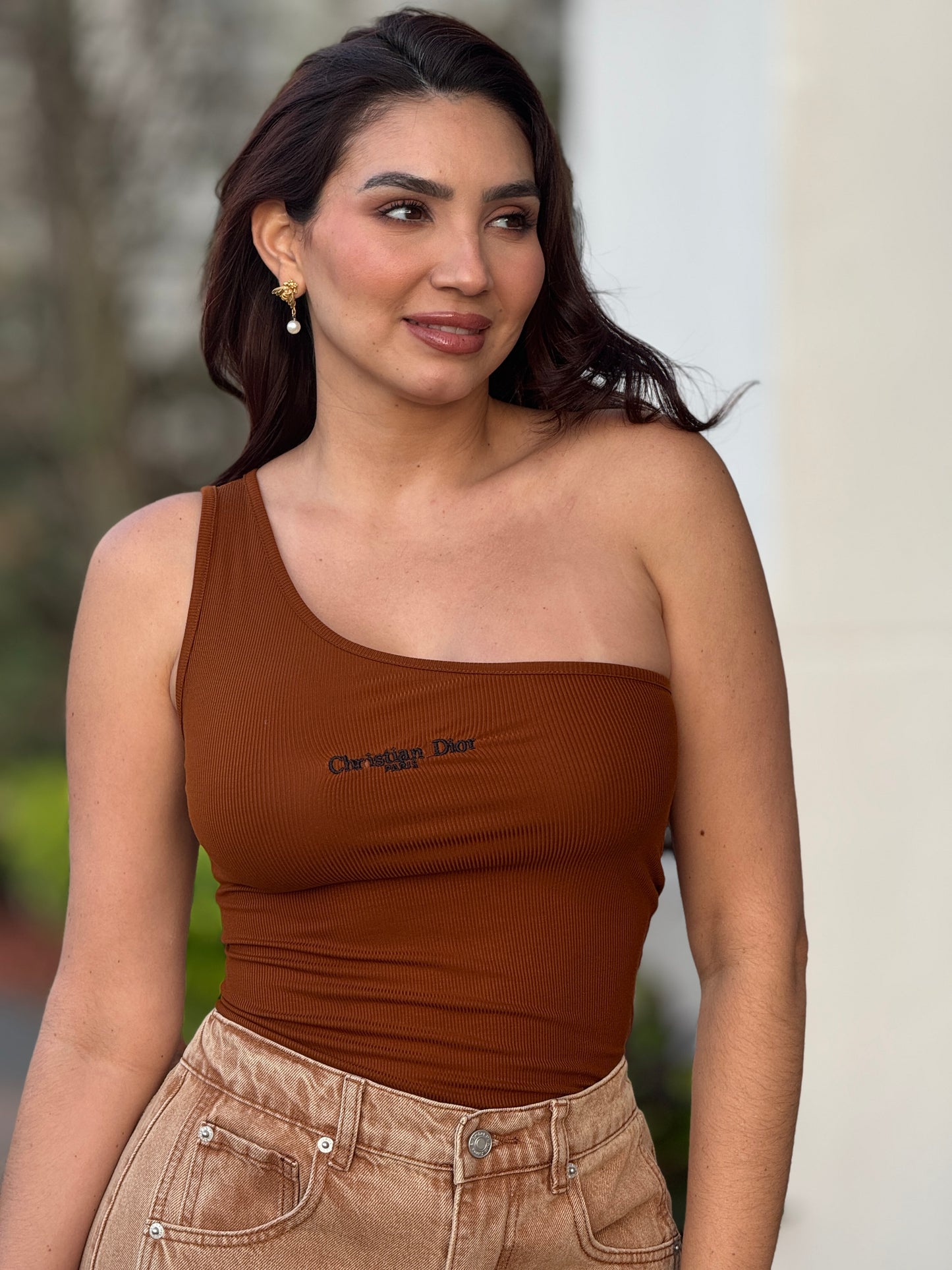 Dory Brown Top