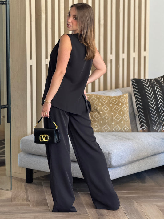 Mulla Black Pant Set