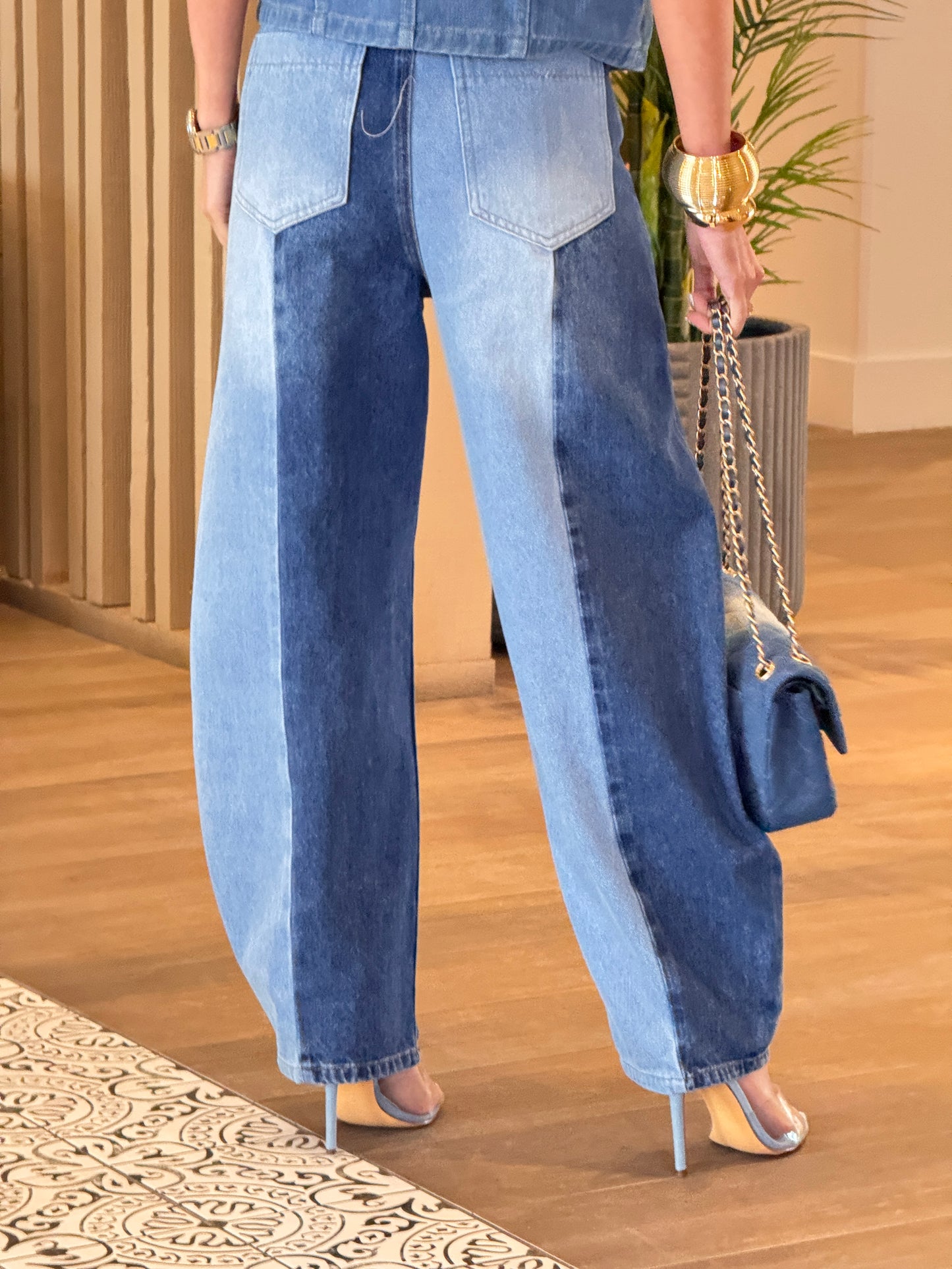 Belinda Double Tone Denim Jeans