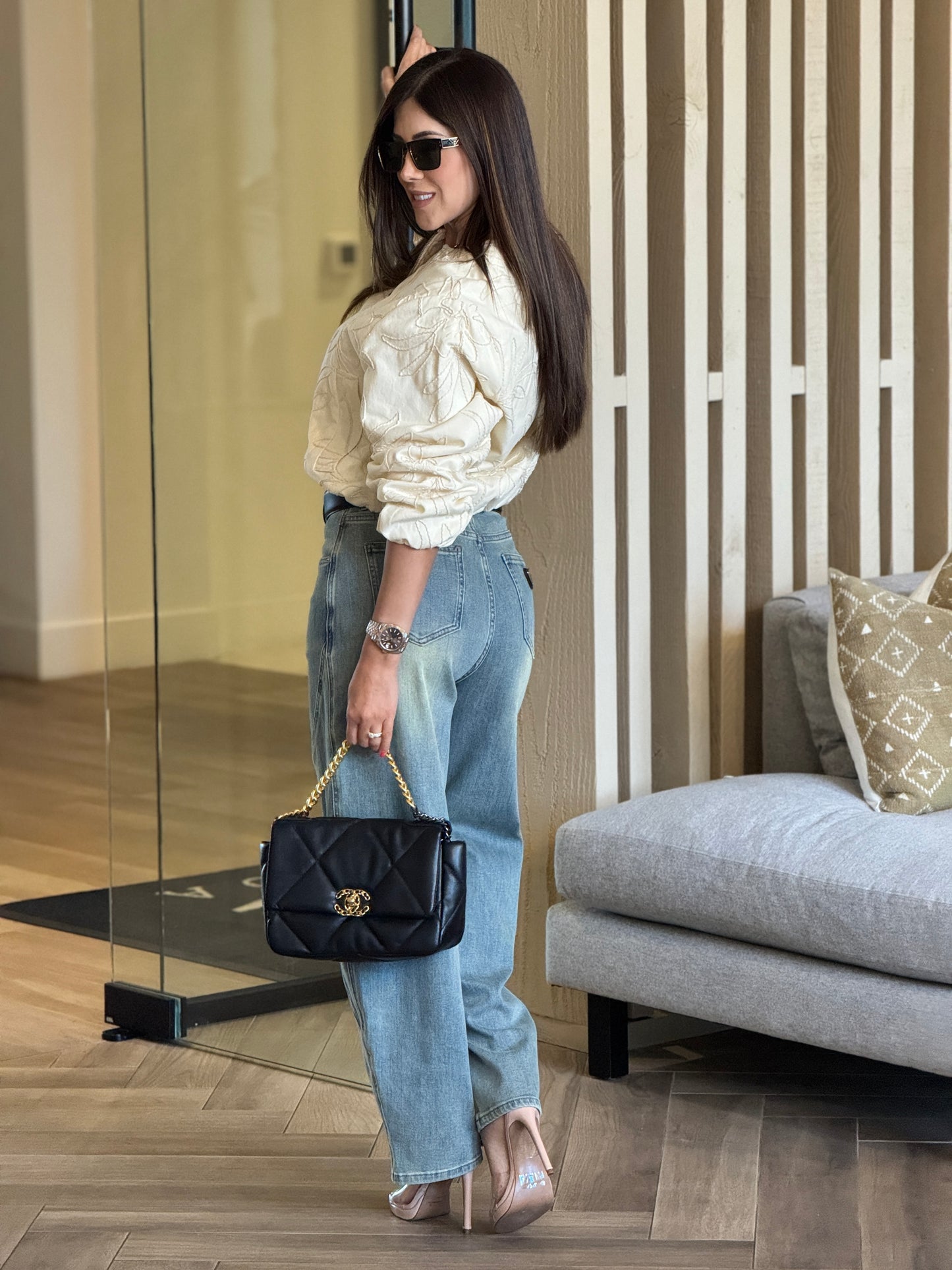 Marfa High Waisted Barrel Jeans