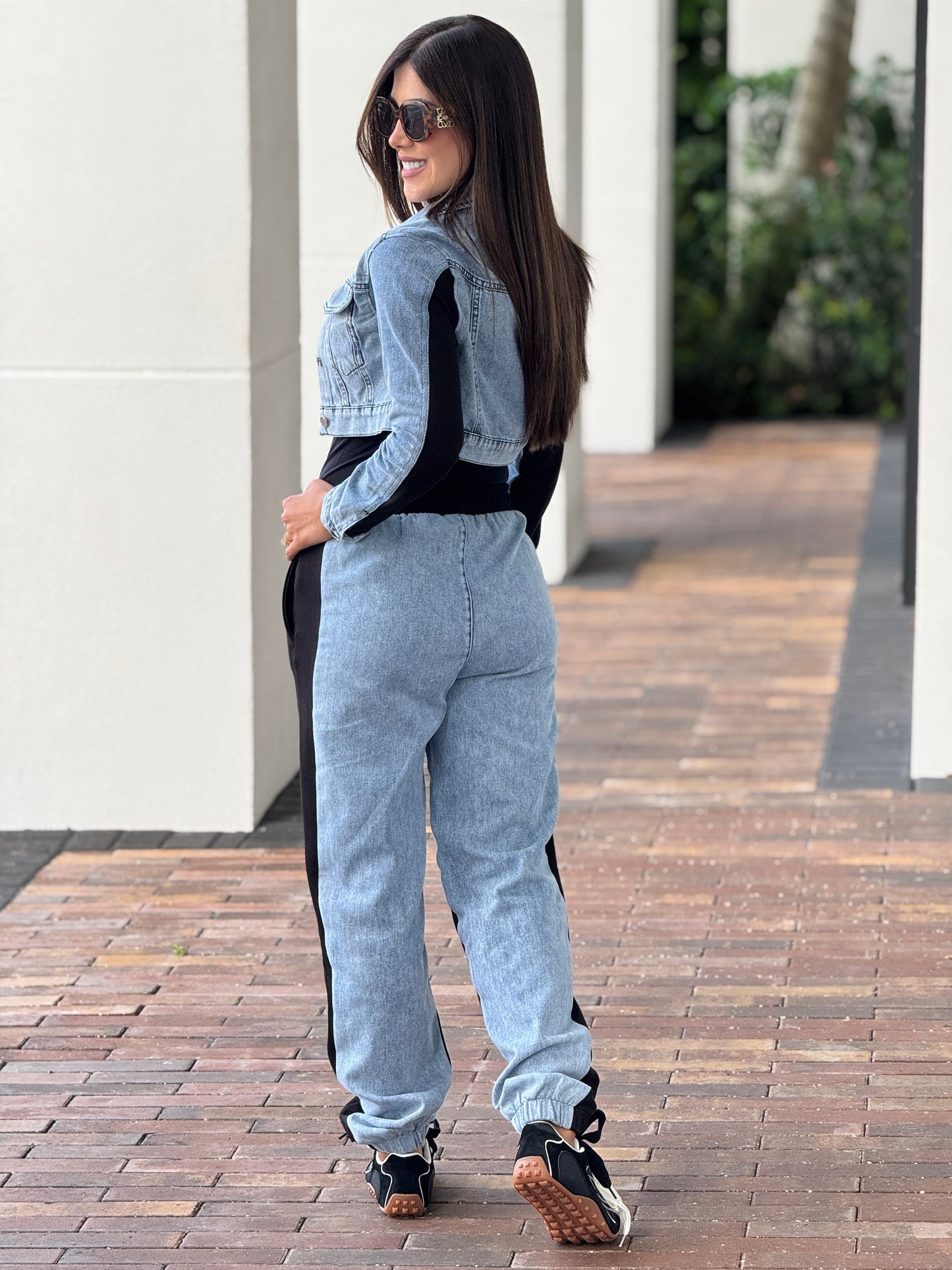 Turkish Black/Denim Sport Set