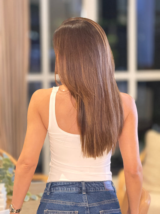 Any White Basic Seamless Top