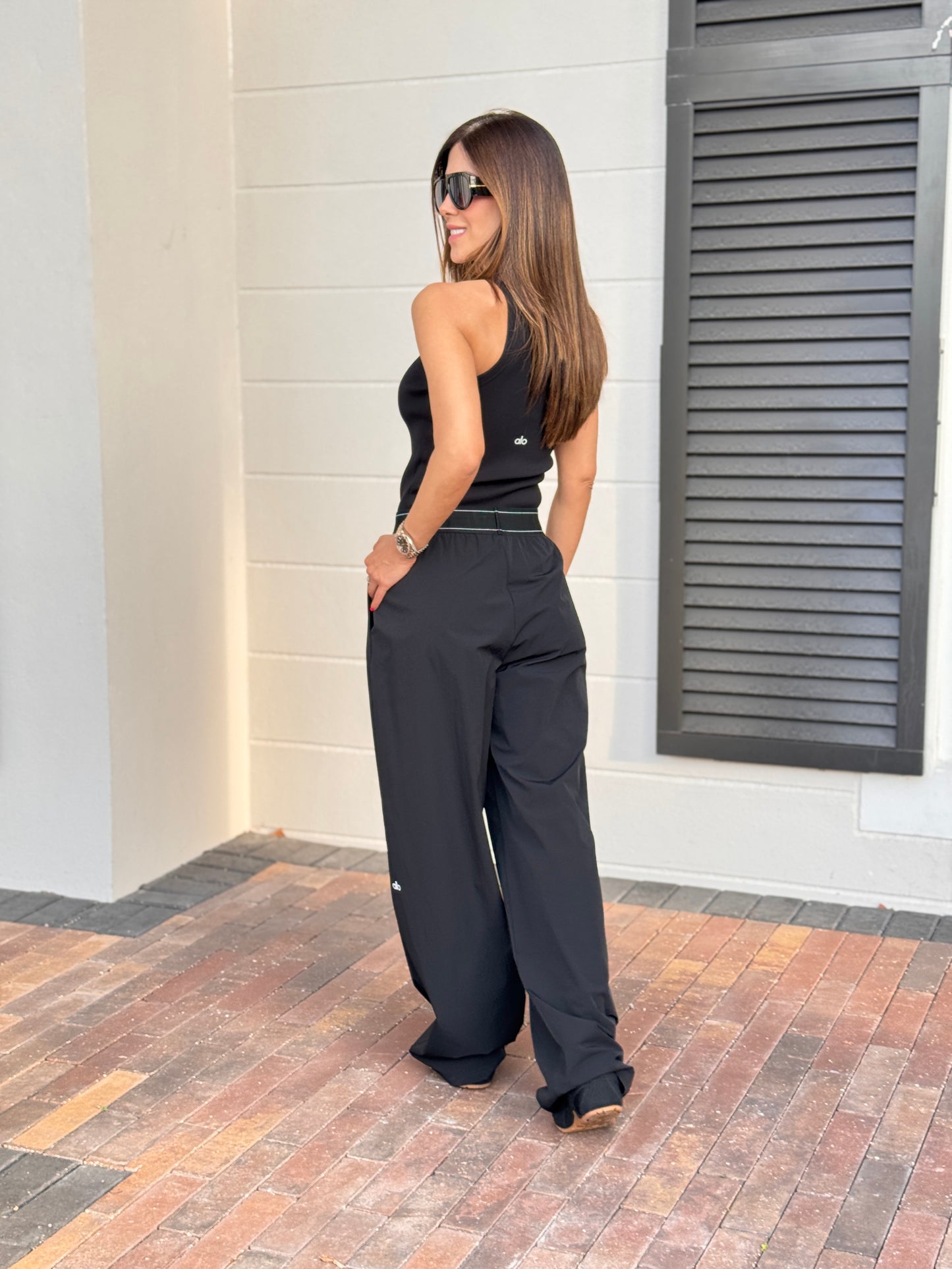Lalo Black Waistband Sport Pants
