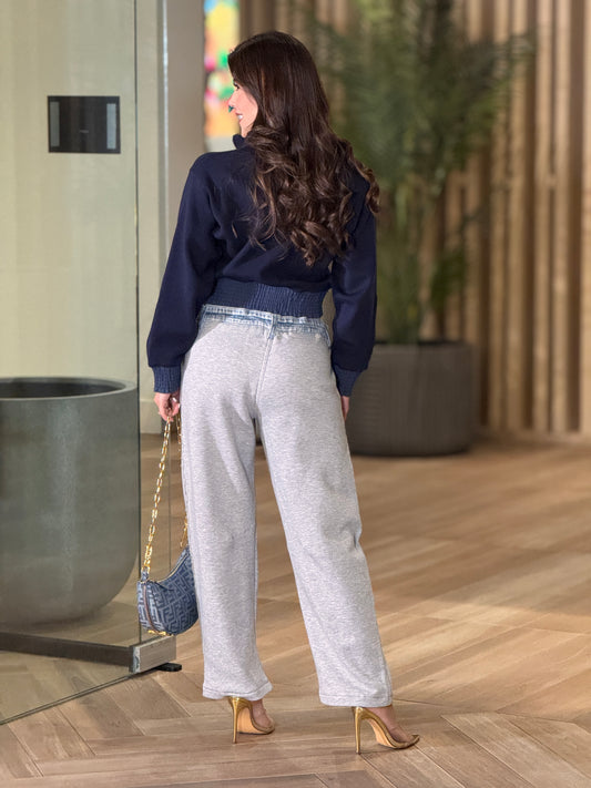 Risen Denim/Gray Sport Pants