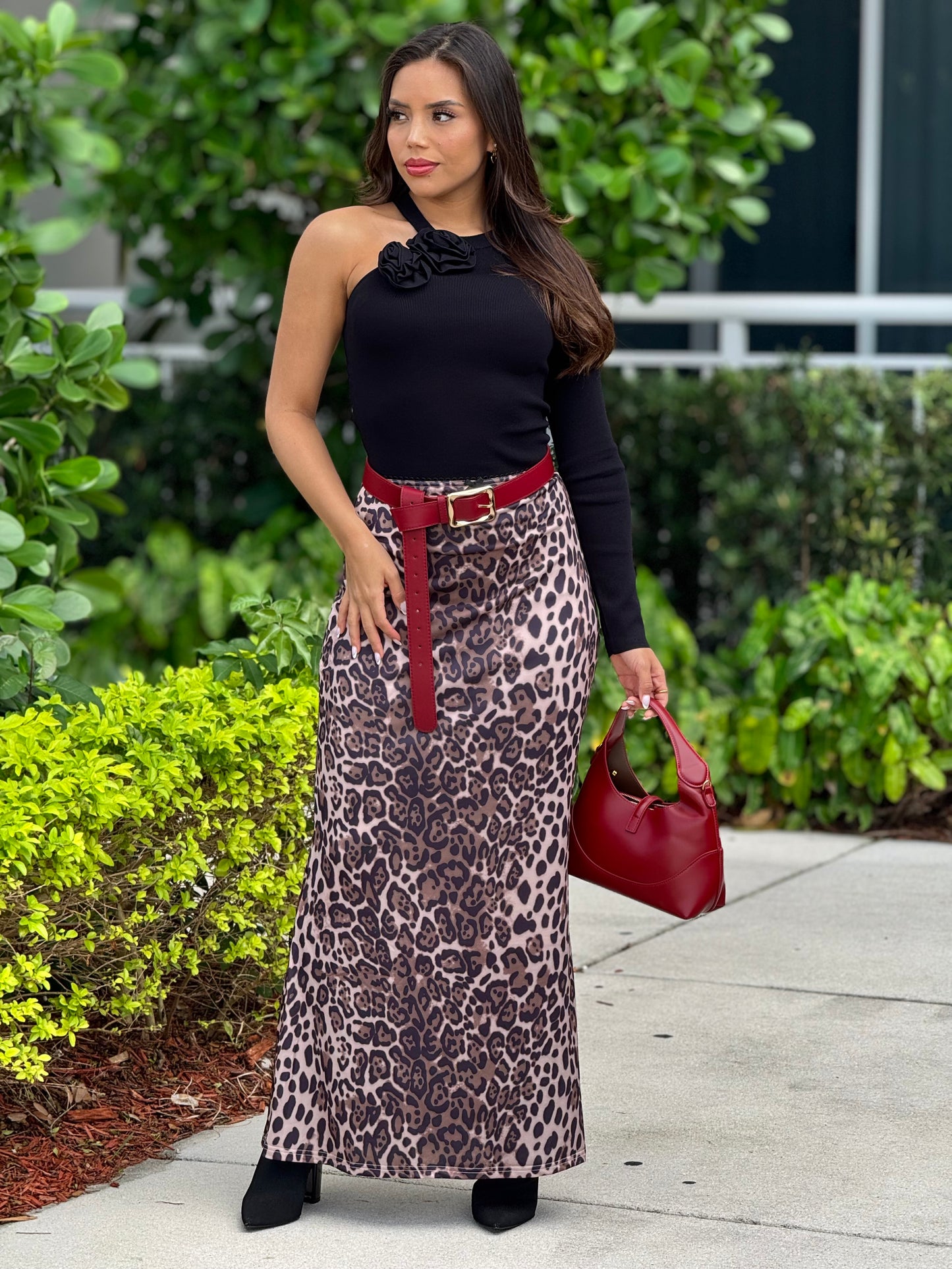 The Leopard Italian Skirt