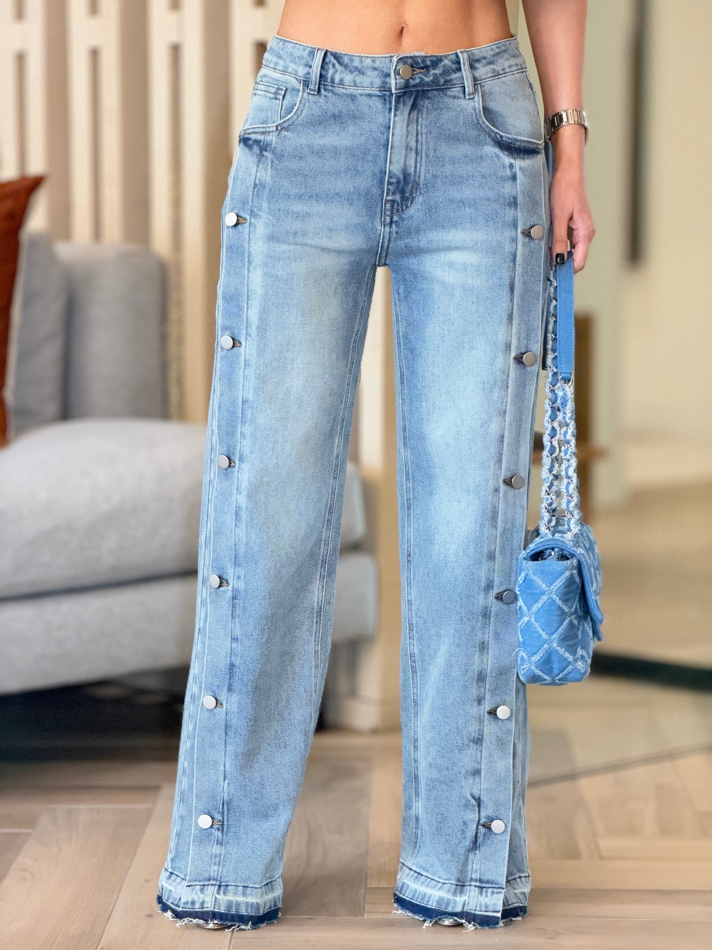 1015 Naba Denim Button Jeans