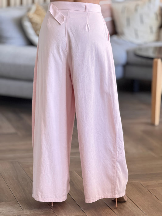 Lindsay Pink Trouser Pants