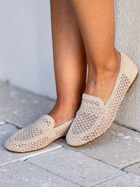 Accept Ivory Raffia Mules Shoes