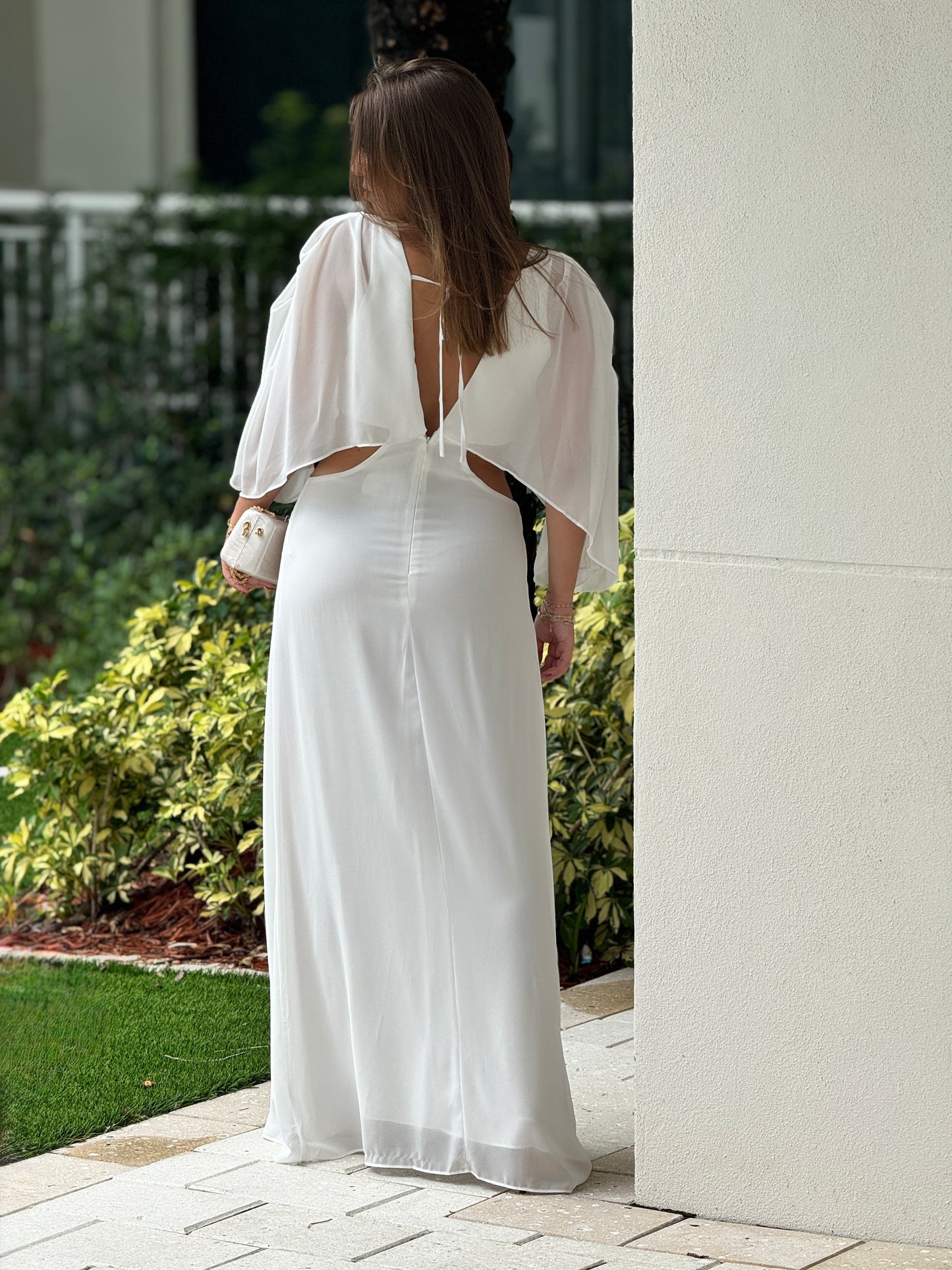 Lucie White Cutout Dress