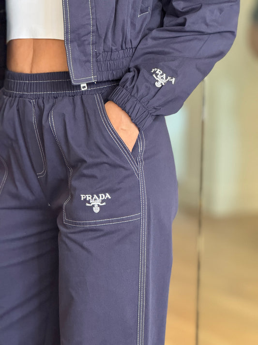 Marfa Navy Denim Sport Set