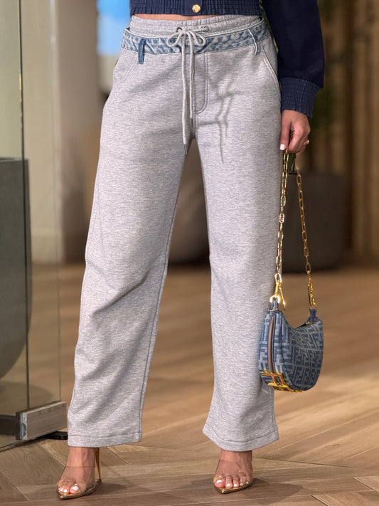 Risen Denim/Gray Sport Pants