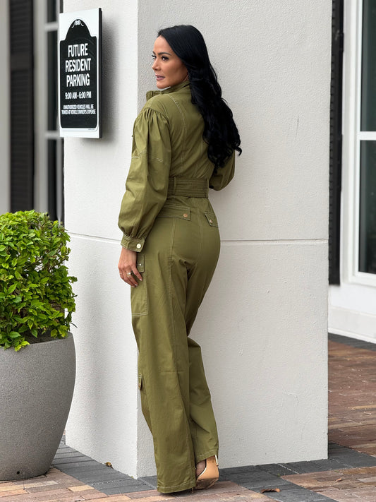 Norkys Green Chic Jumpsuit