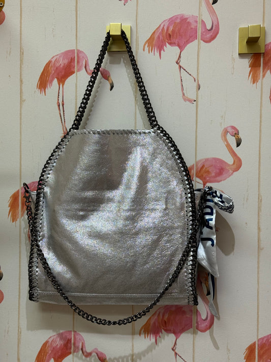 Italian Silver Big Bag