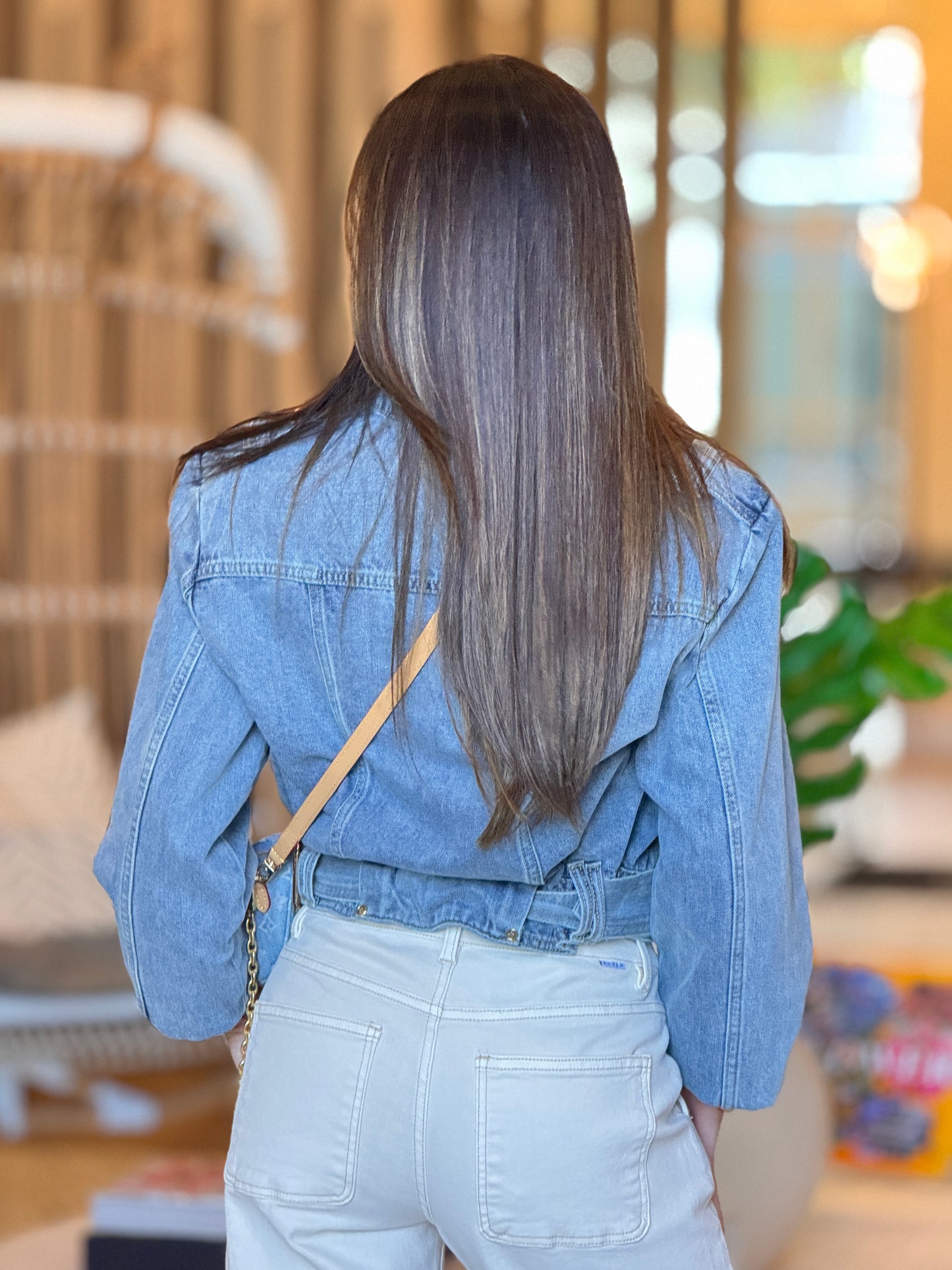 Balie Light Denim Jacket Top