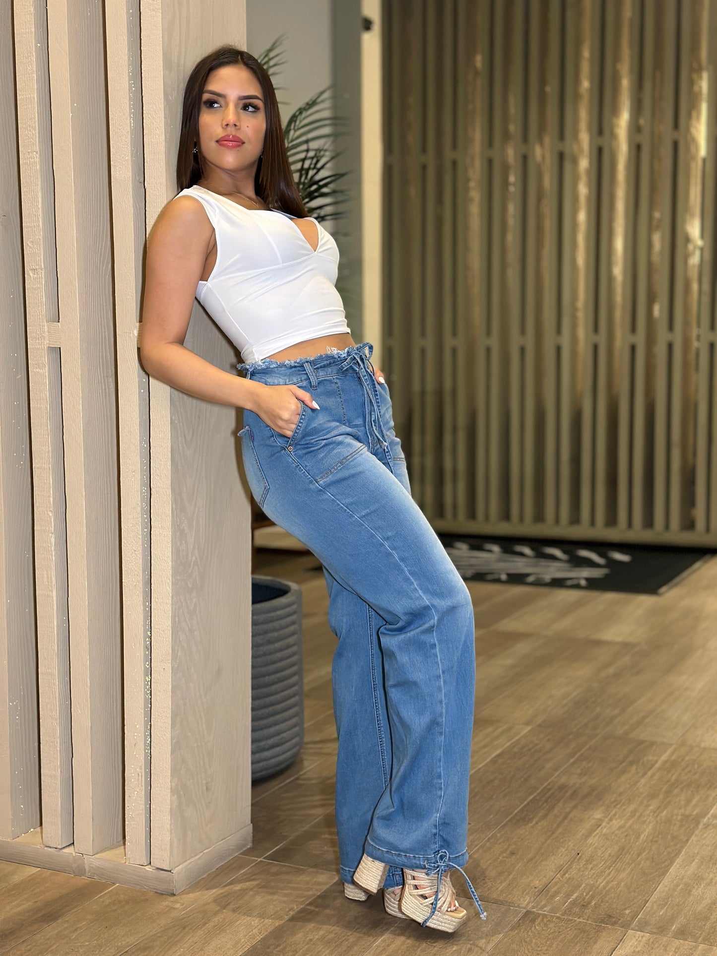 Davila Fringed Waist Jeans