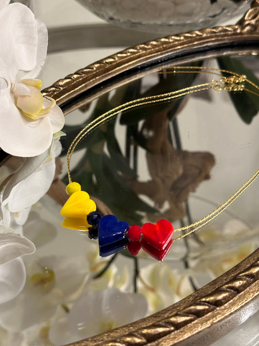 Venezuela Hearts Necklace