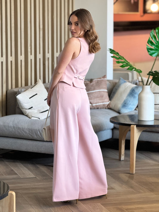 Matty Pink Vest Set