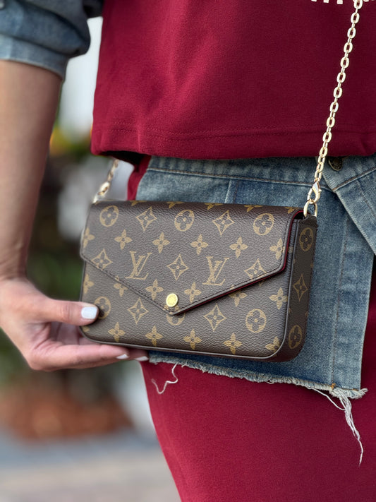 The Monogram Brown Bag