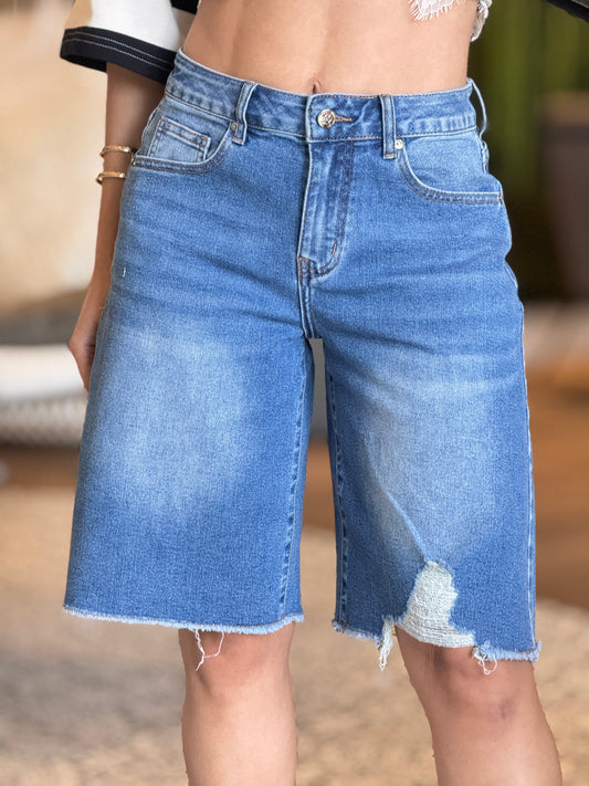 Itoo Denim Capri Pants