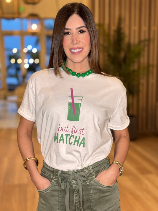 Matcha White T-Shirt
