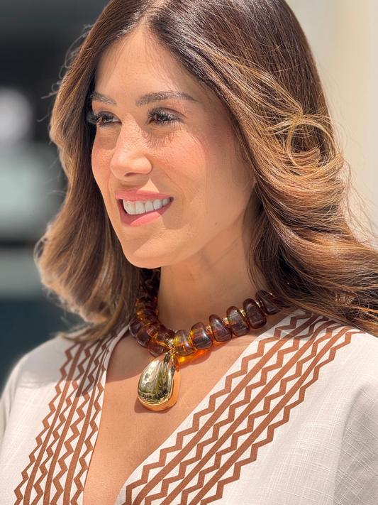 Turtle Brown Necklace