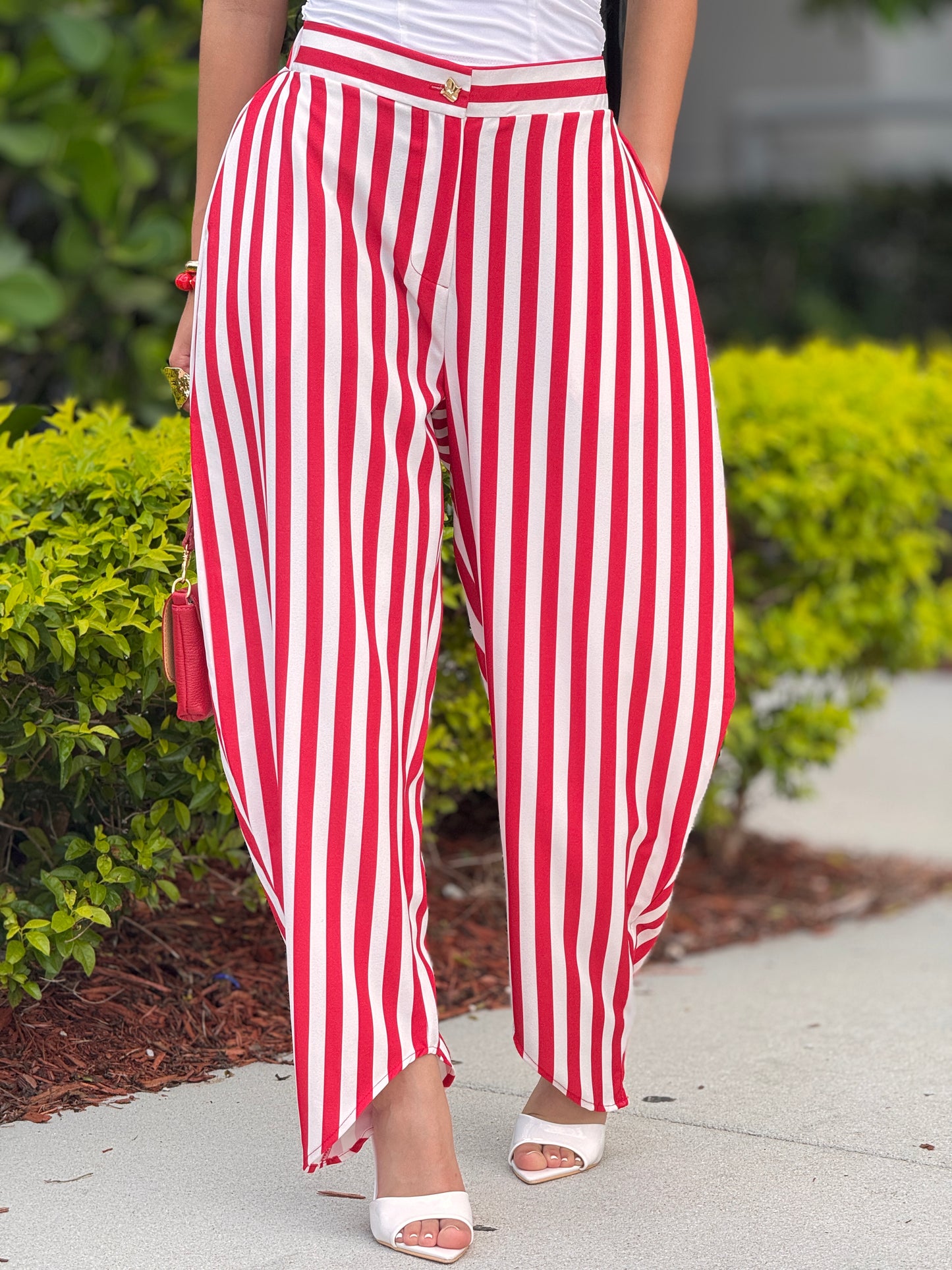 Nylett Red Lines Aladdin Pants