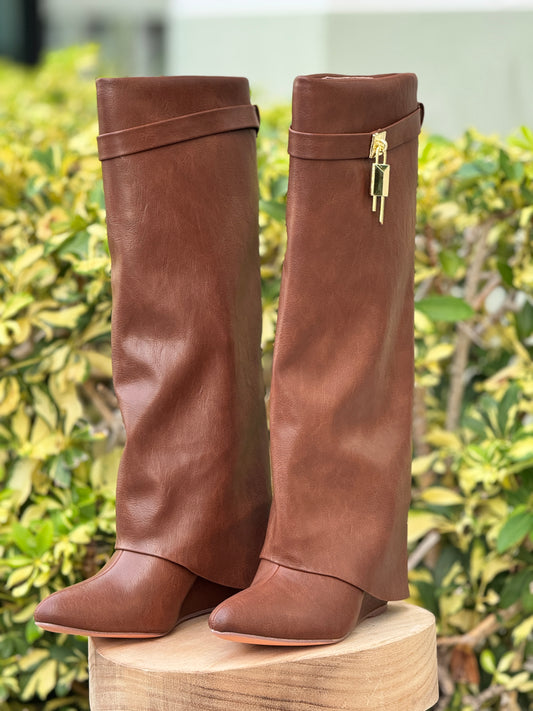 Solo Brown Leather Boots