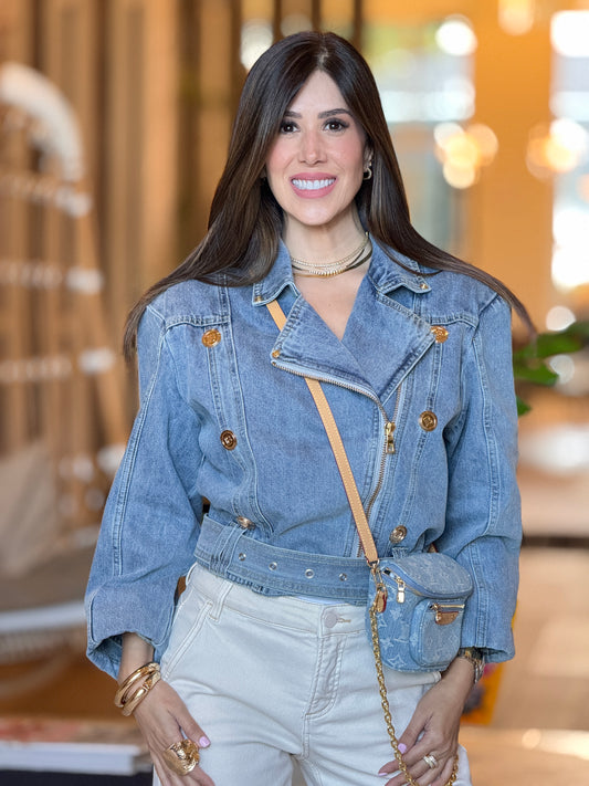 Balie Light Denim Jacket Top
