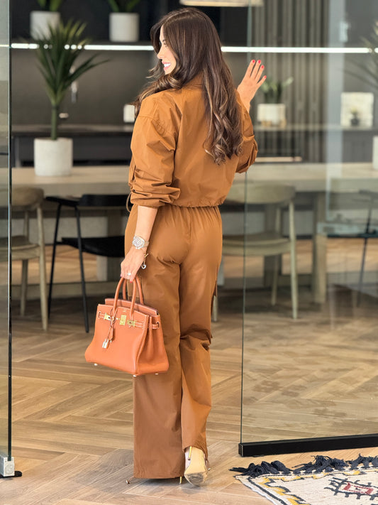 Viva Brown Jacket Set