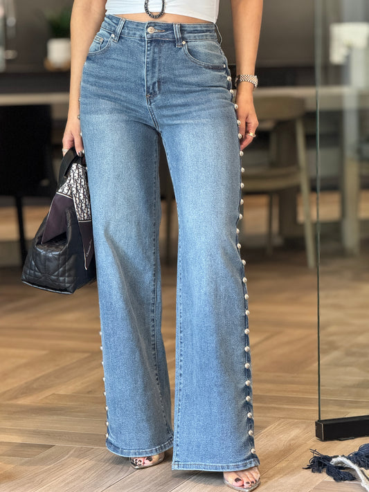 Lizzette Silver Spheres Jeans