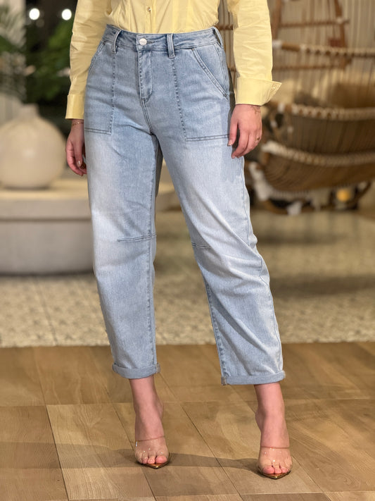 Risen Barrel Lightwash Jeans