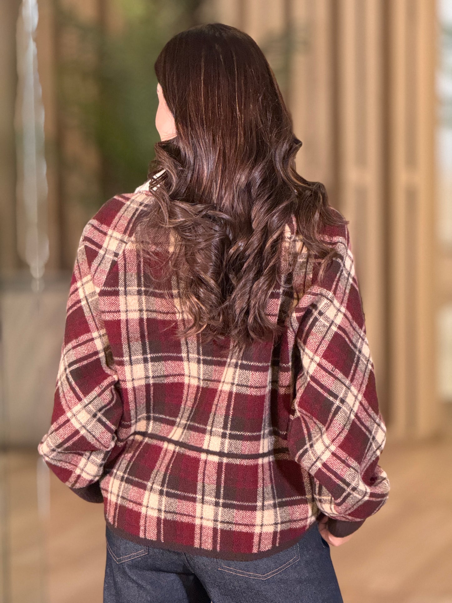 Austin Vichy Print Jacket top