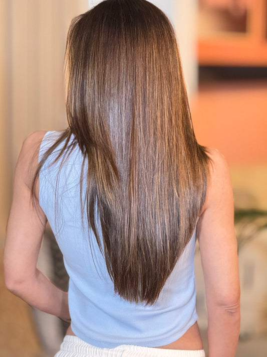 Cece Blue Basic Tank Top