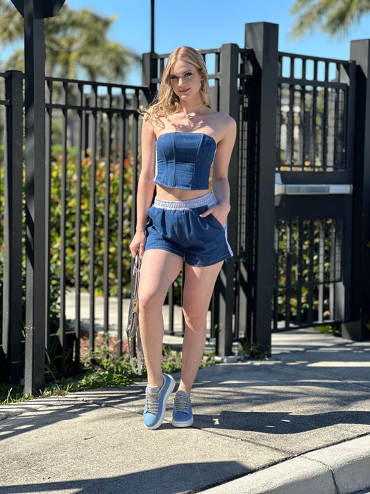 Emory Denim and Gray Set