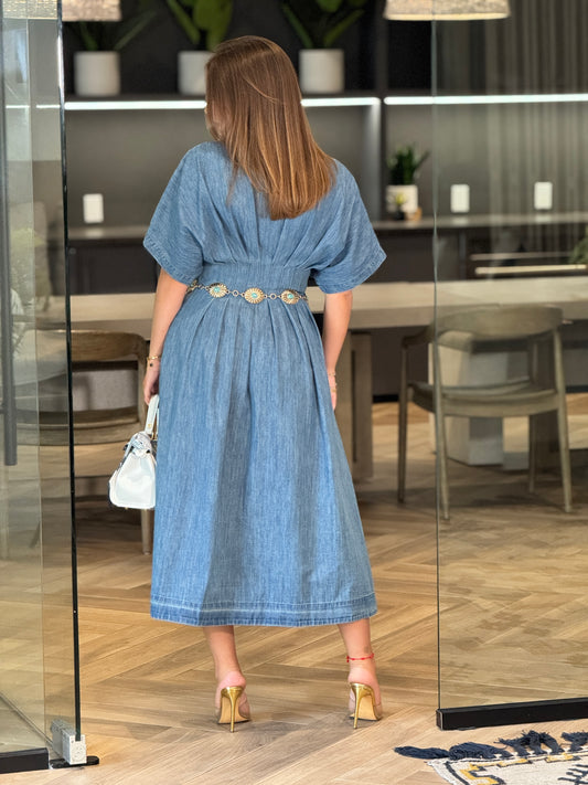 Amber Denim Camisole Dress