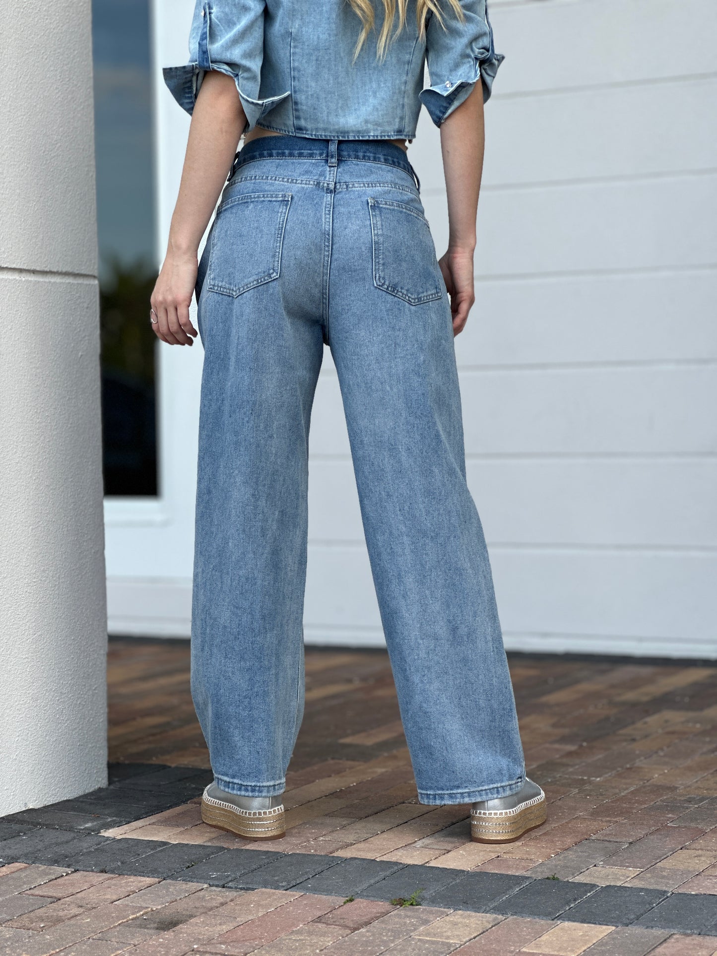 Sandra Double Waistband Jeans