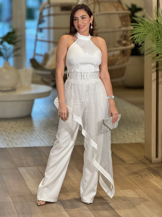 Kimberly White Organza Set Gala