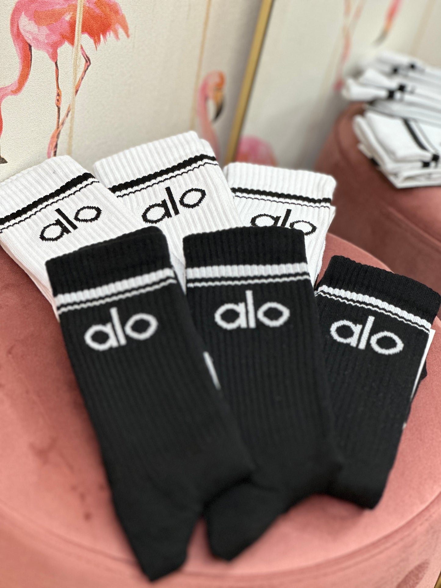 a Black and White Socks