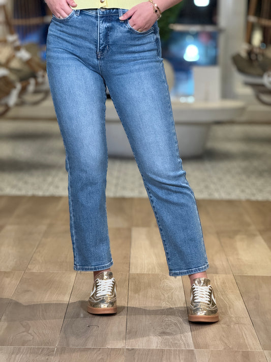 Risen Straight Light Wash Jeans