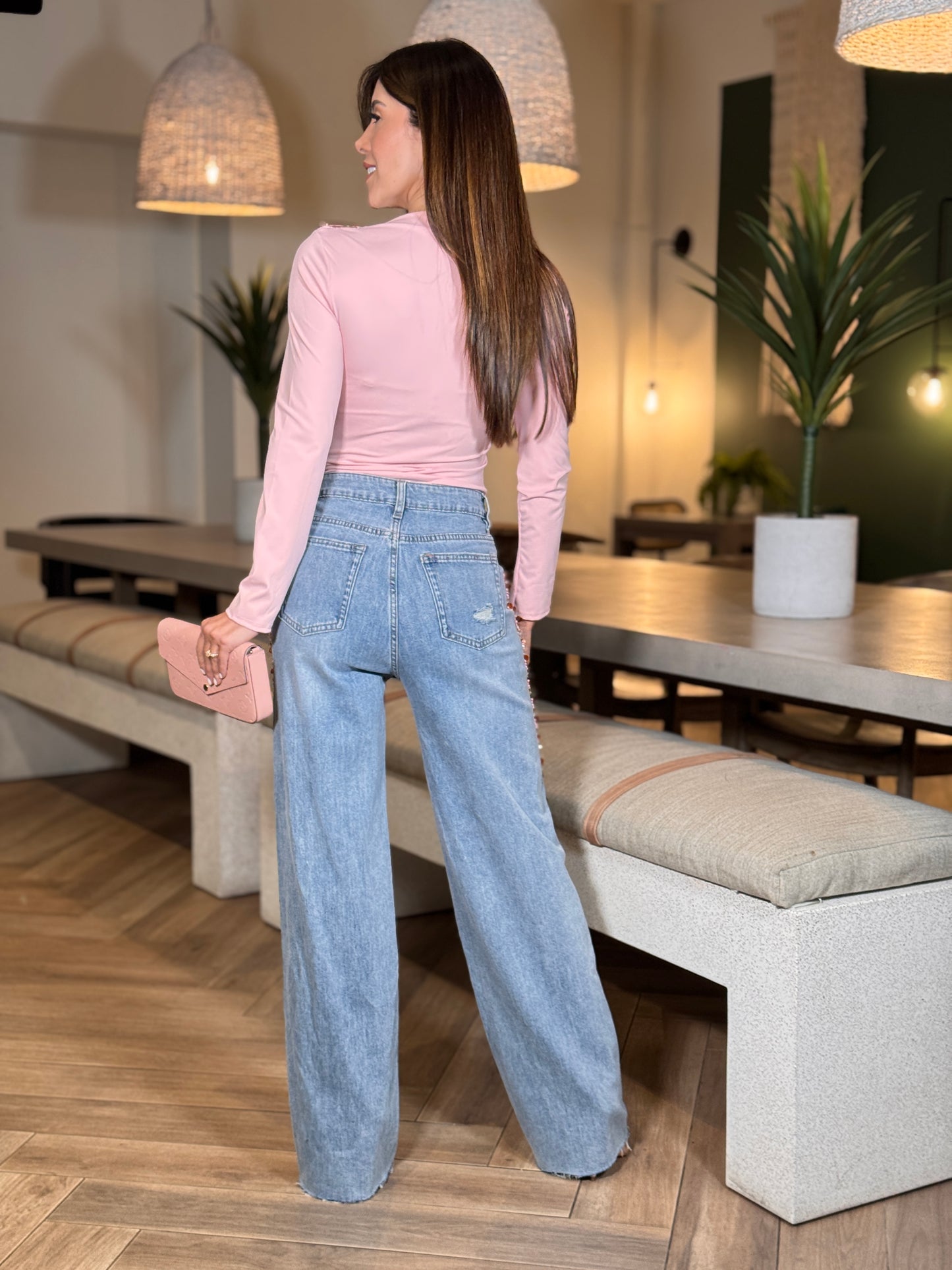 Carnaval Pink Sequin Jeans